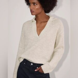 Everlane THE OVERSIZED POLO IN ALPACA- S
